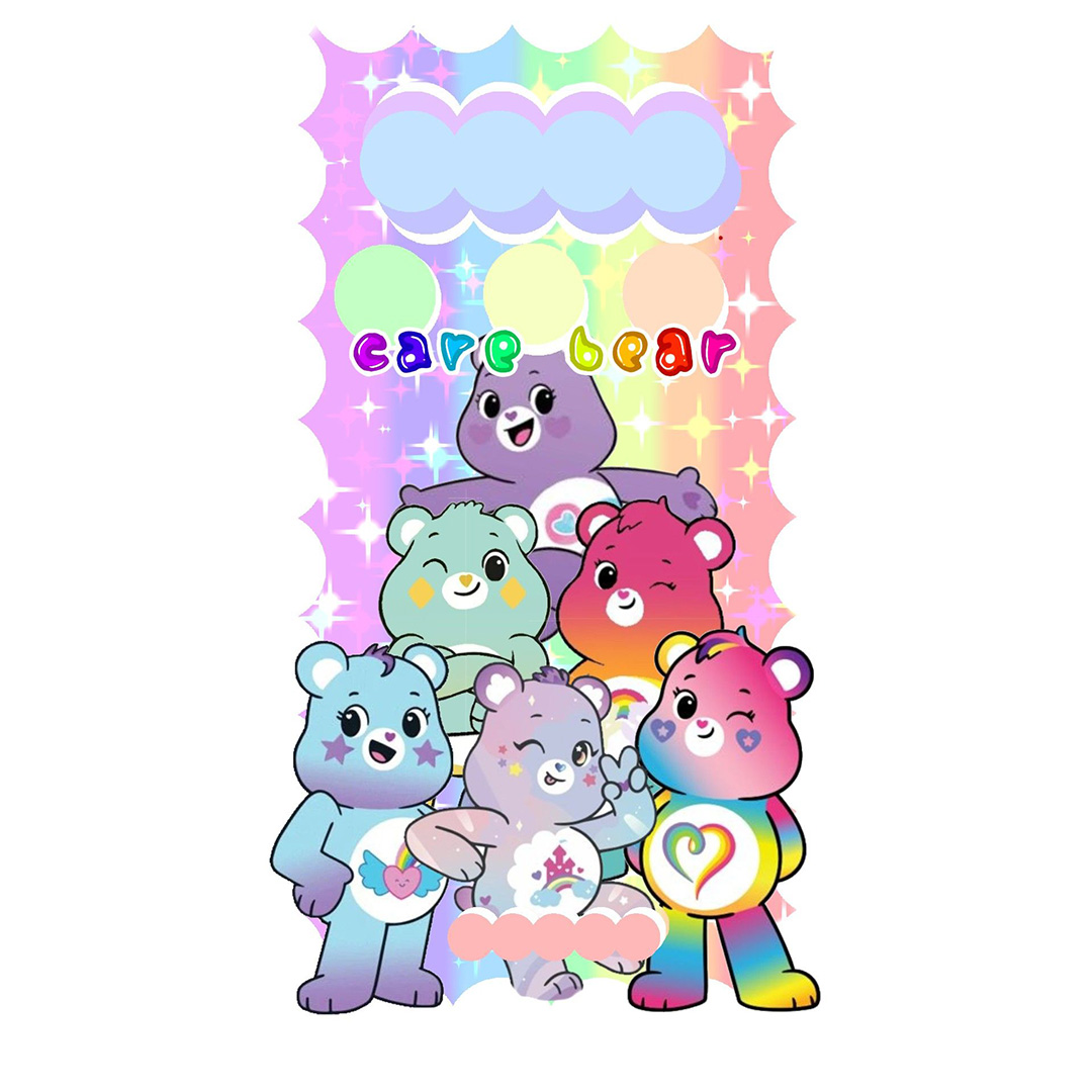 CareBears Backpack StudentPack Characters Cloud Series Poster Shirt Chic