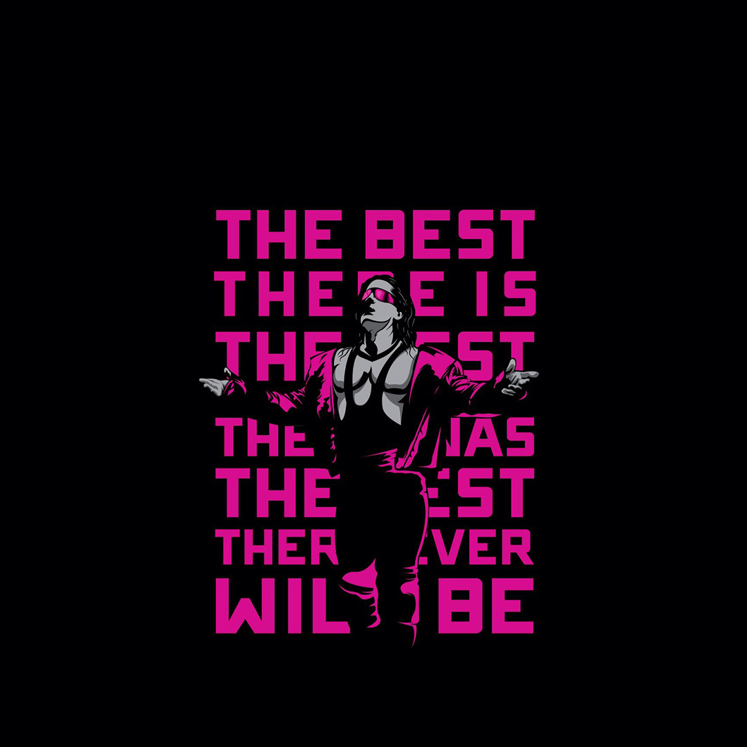 WWE Bret Hart Backpack StudentPack - Bret Hart The Best Poster | Shirt Chic