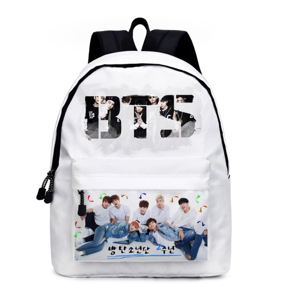 BTS Backpack Rucksack White