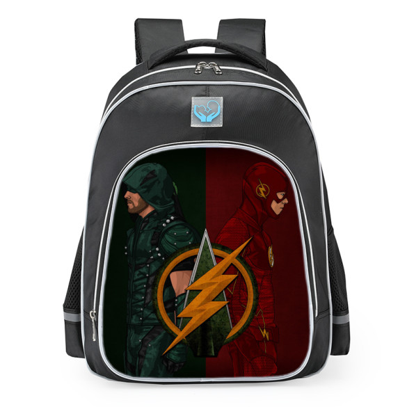 Arrow And The Flash DC School Backpack