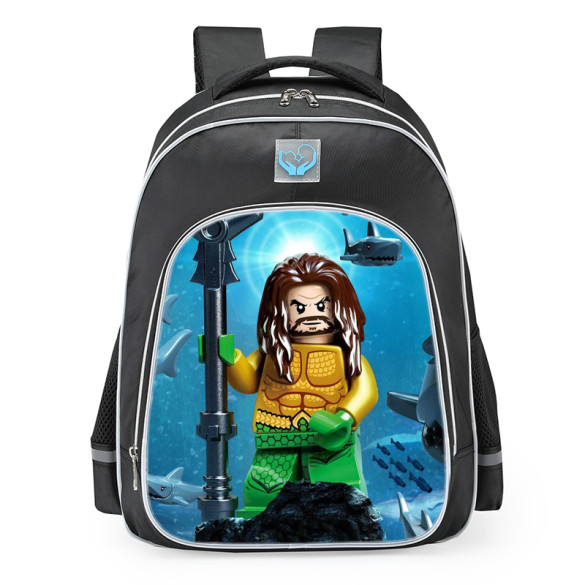 Lego Aquaman DC School Backpack