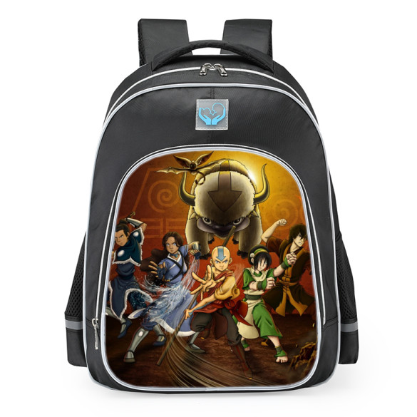 Avatar The Last Airbender Characters School Backpack