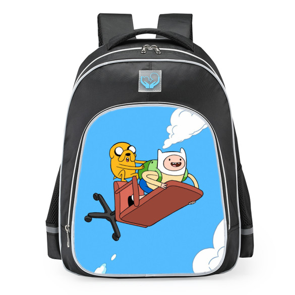 Adventure Time Finn the Human And Jake the Dog School Backpack