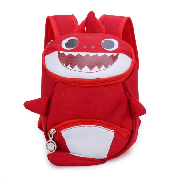Kids Baby Shark Backpack Schoolbag Rucksack Red