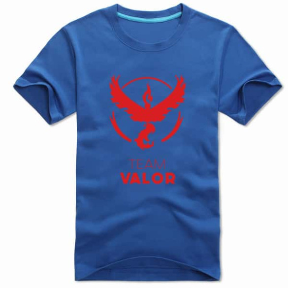 Pokemon Go Red Team Valor Blue T-Shirt