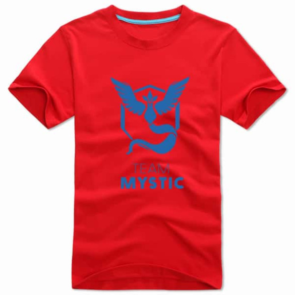 Pokemon Go Blue Team Mystic Red T-Shirt