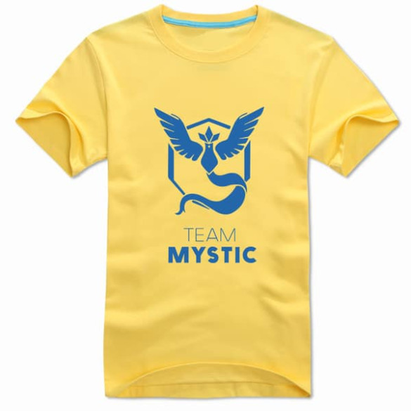 Pokemon Go Blue Team Mystic Yellow T-Shirt