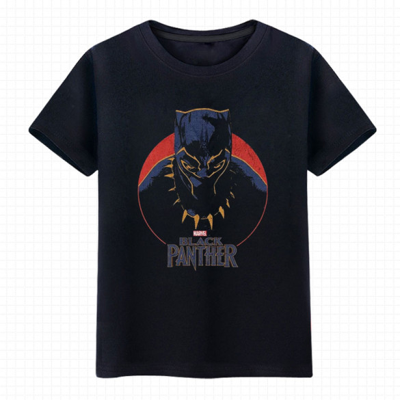 Black Panther RetroGraphic T-Shirt Cotton