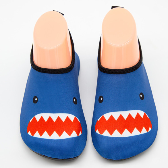Kids Water Shoes Barefoot Quick Dry Aqua Socks - Shark