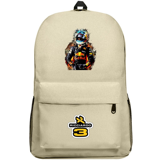 F1 Daniel Ricciardo Backpack SuperPack Illustration Shirt Chic