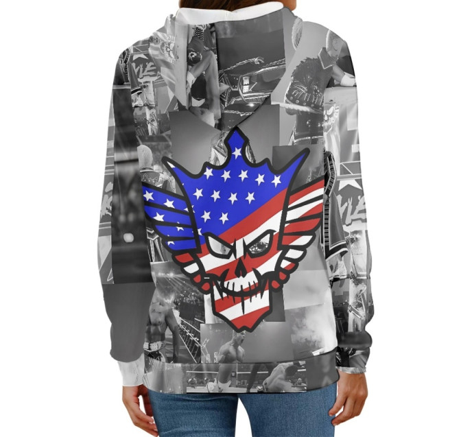 WWE Cody Rhodes Hoodie Pullover Cody Rhodes Logo Collage Shirt Chic