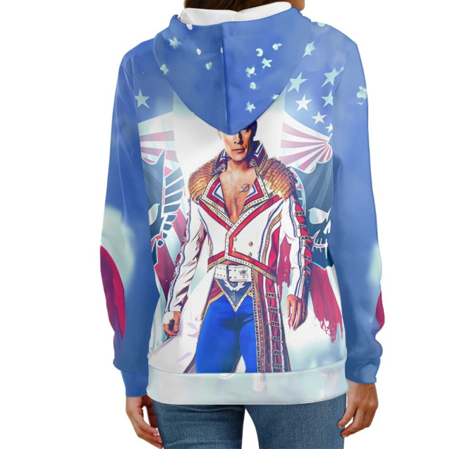WWE Cody Rhodes Hoodie Pullover Cody Rhodes Portrait Flag Logo