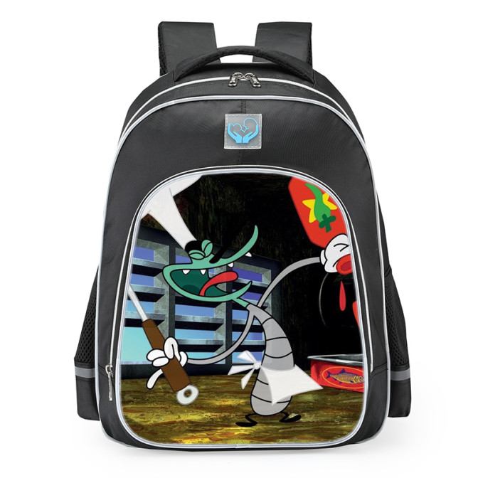 Oggy And The Cockroaches Marky School Backpack | Shirt Chic