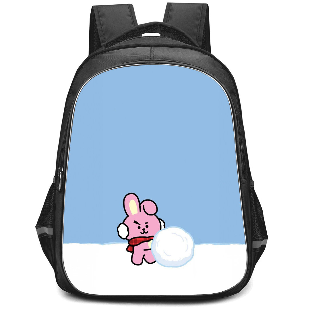 BT21 Cooky Backpack StudentPack - Cooky Playing with Cloud Poster