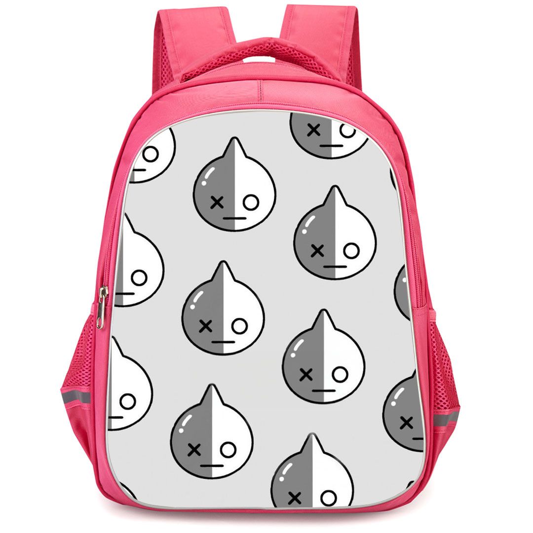 BT21 Van Backpack StudentPack - Van Avatar Pattern Art On Gray Background