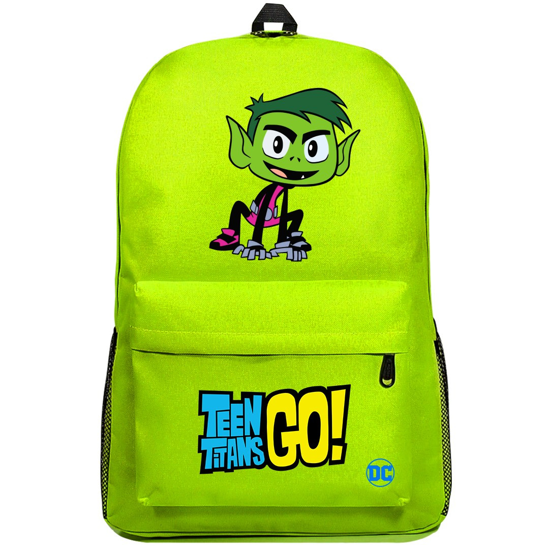 Teen Titans Go Beast Boy Backpack SuperPack - Beast Boy Cartoon Art