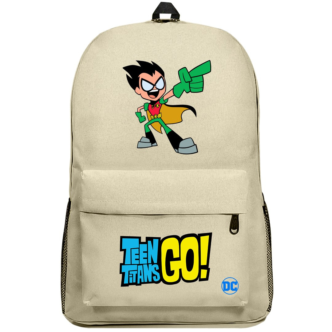 Teen Titans Go Robin Backpack SuperPack - Robin Cartoon Art