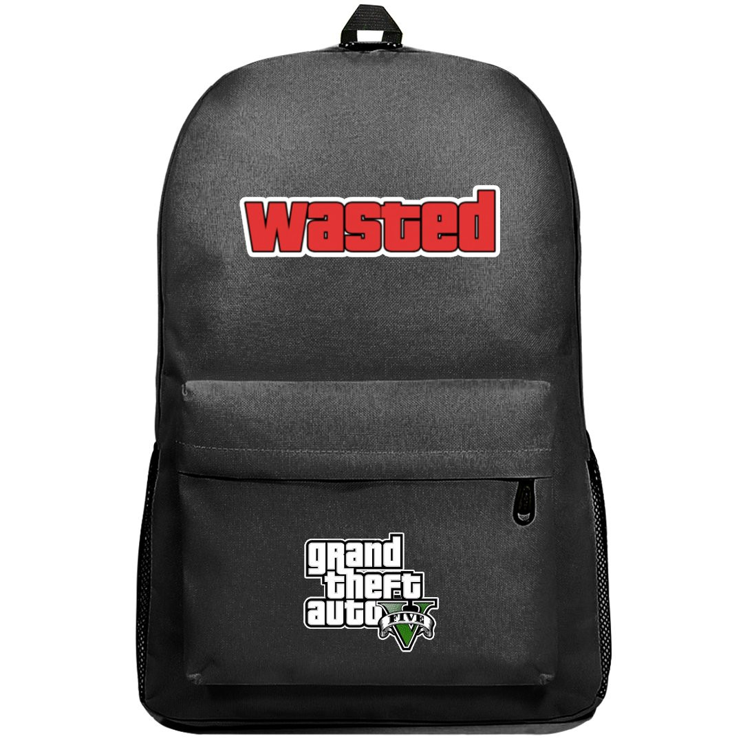 Grand Theft Auto Backpack SuperPack - Grand Theft Auto Wasted Sticker