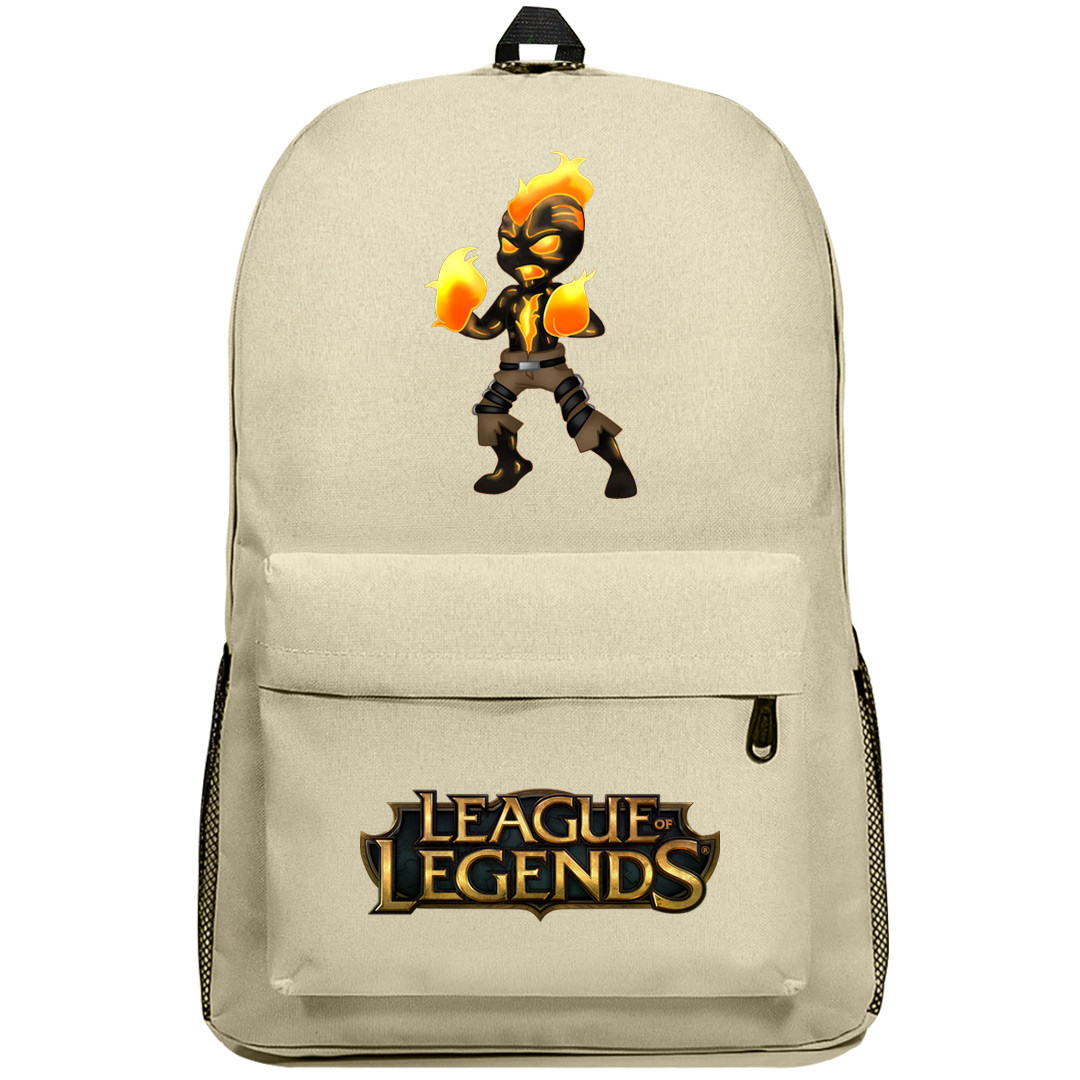 League of Legends Brand Backpack SuperPack - Brand The Fire Chibi Art
