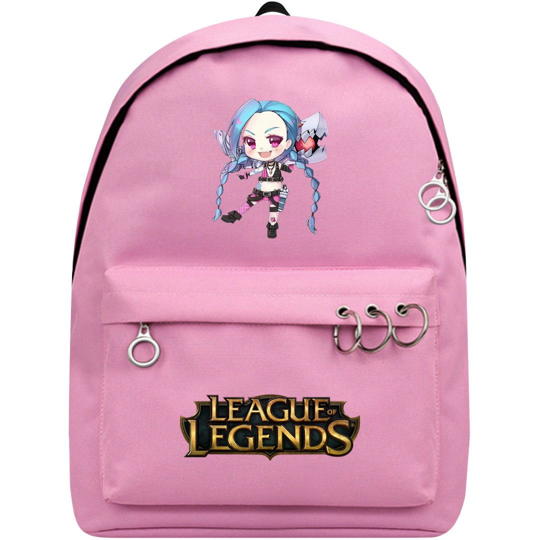 League of Legends Jhin Backpack SuperPack - Jinx Clip Stock Chibi Art