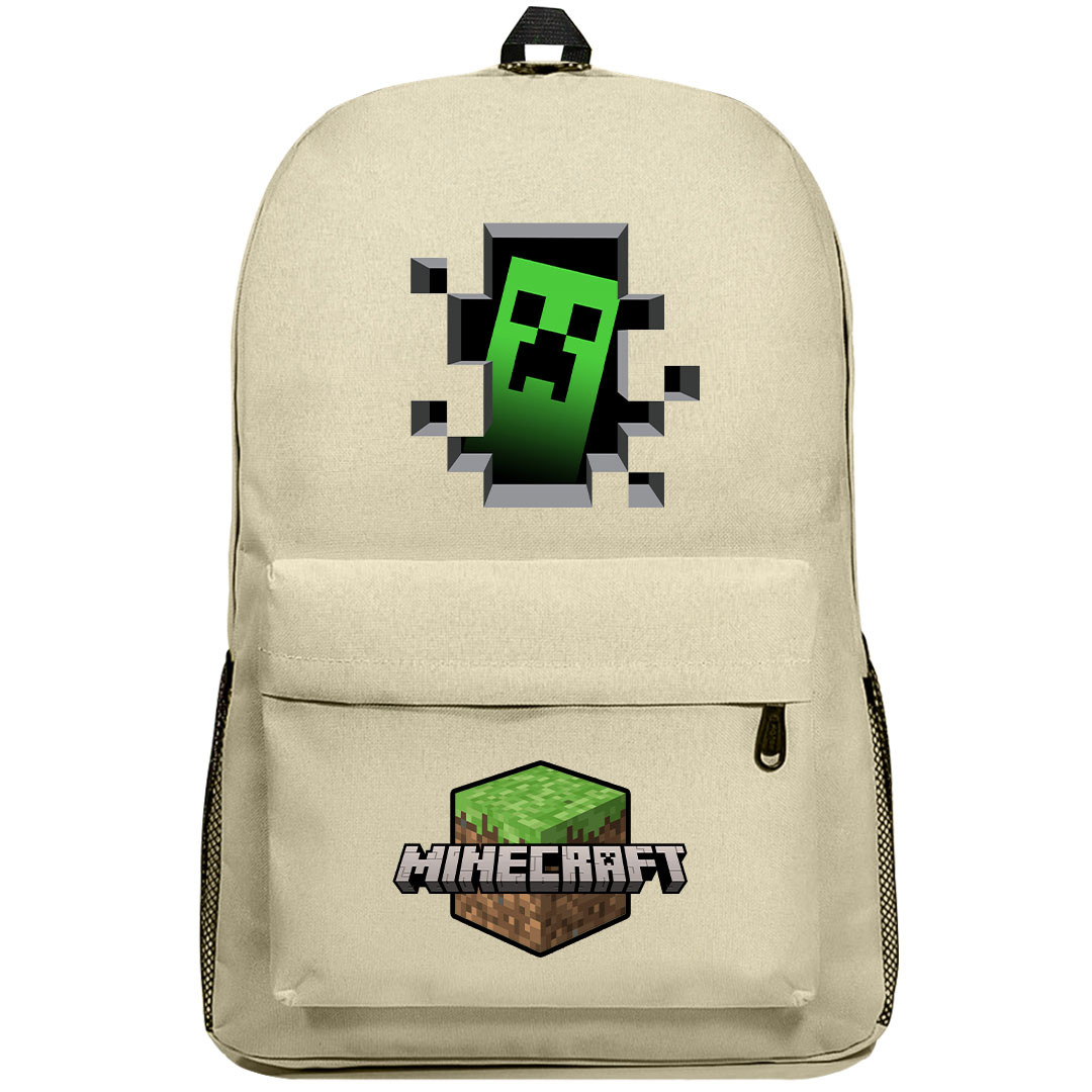 Minecraft Creeper Backpack SuperPack - Creeper Breaking Wall Chibi Art Series