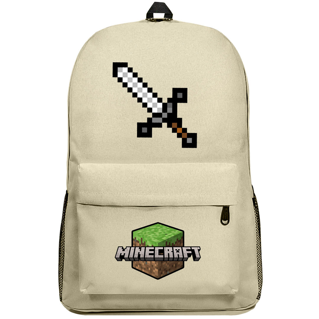 Minecraft Iron Sword Backpack SuperPack - Iron Sword Weapon Series Art