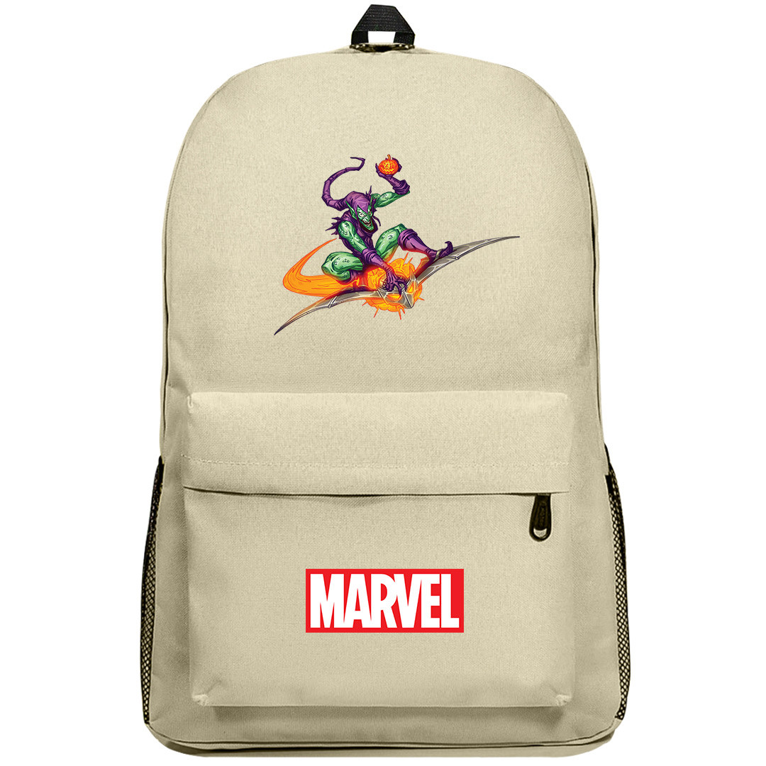 Spider Man Green Goblin Backpack SuperPack - Green Goblin Flying Chibi Art
