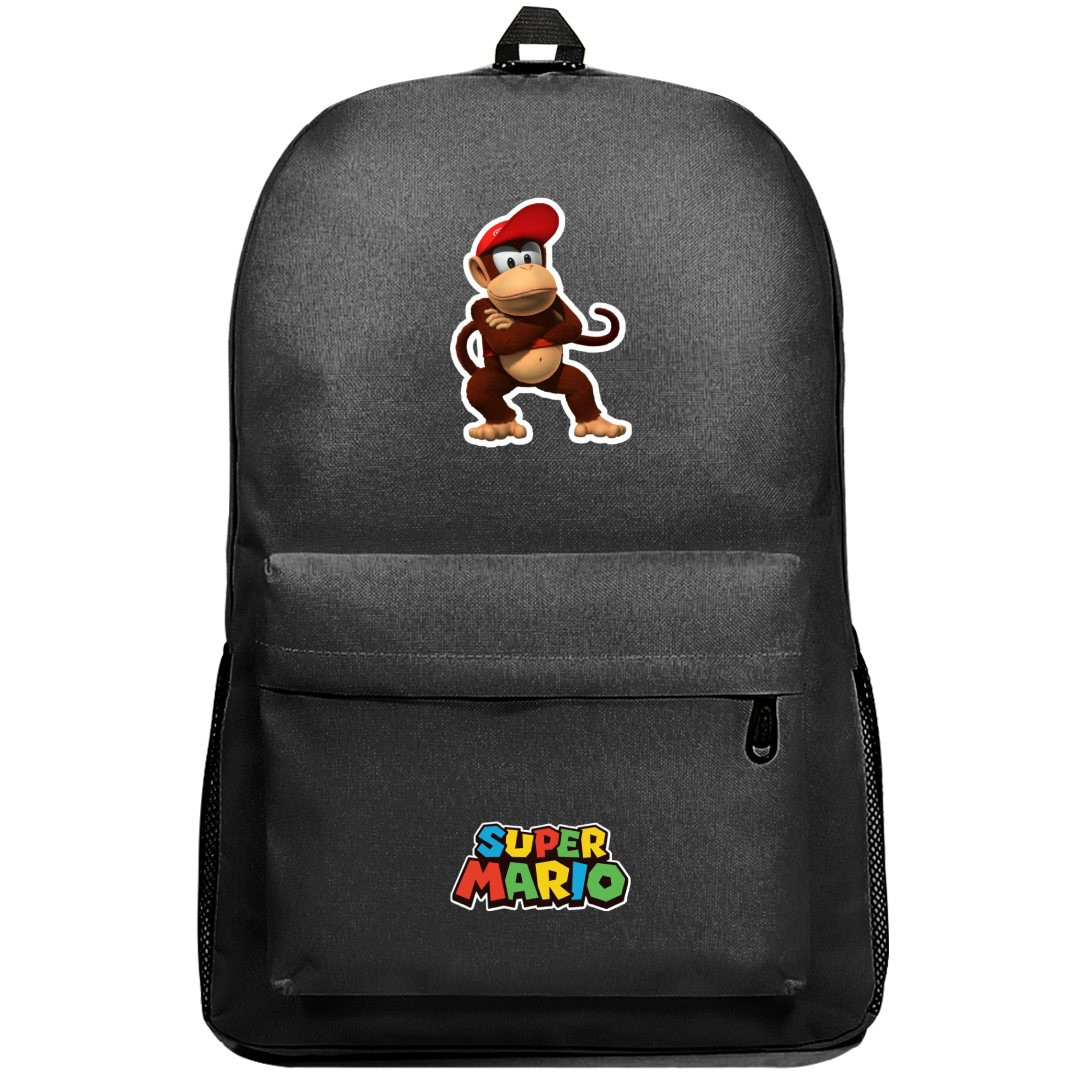 Super Mario Diddy Kong Backpack SuperPack - Diddy Kong Sticker Art