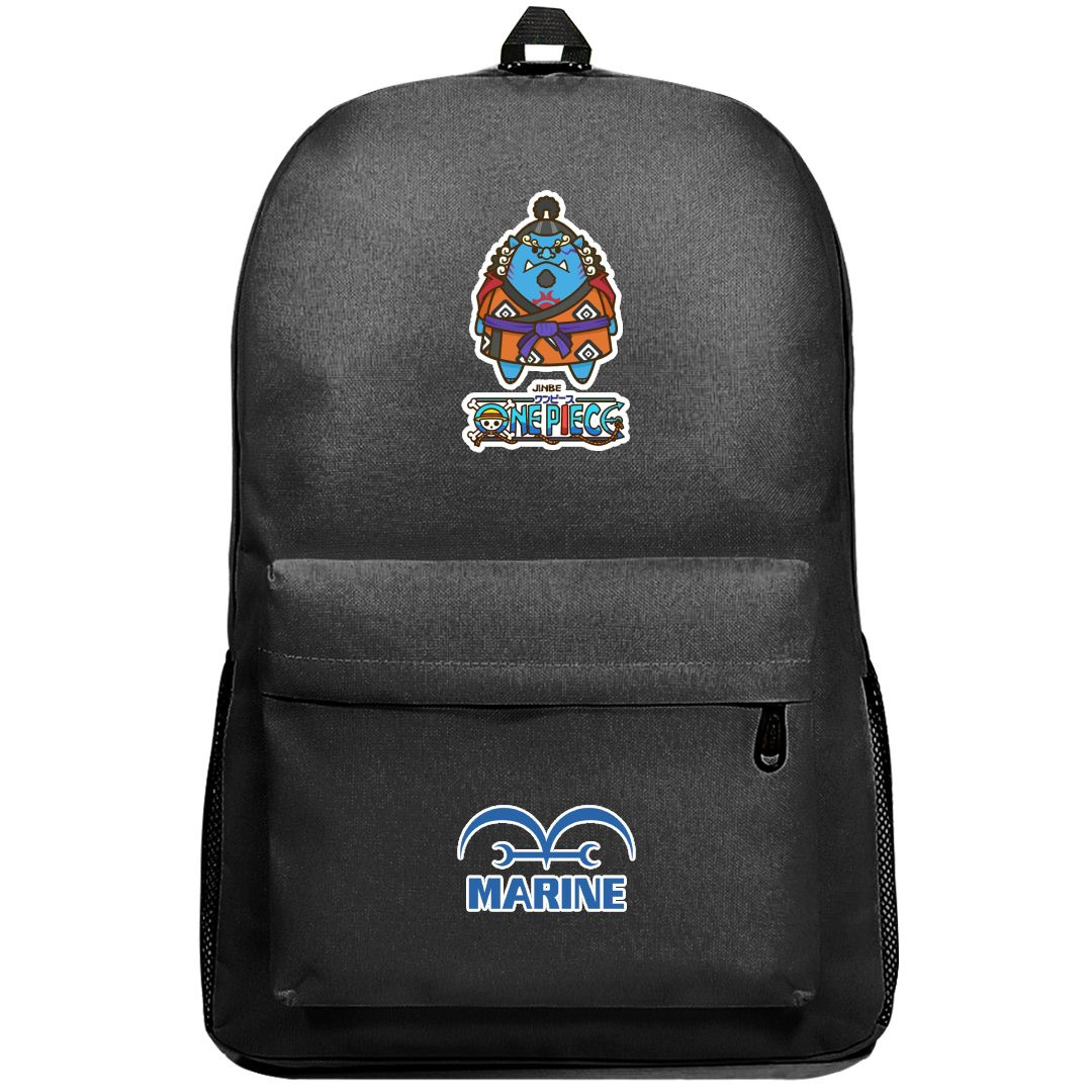 One Piece Jinbei Backpack SuperPack - Jinbei Standing Chibi Art