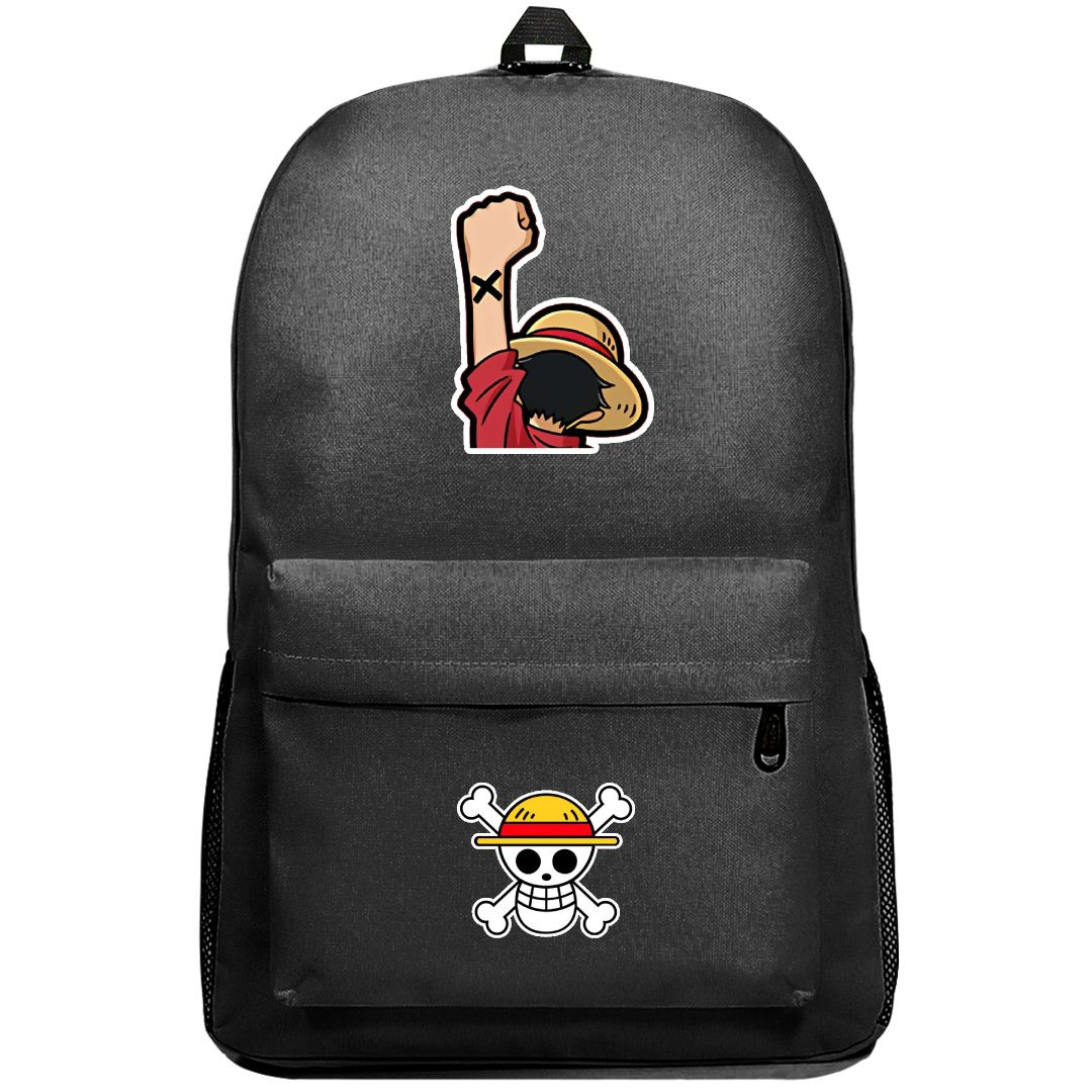One Piece Luffy Backpack SuperPack - Luffy Back Hand Rise Sticker