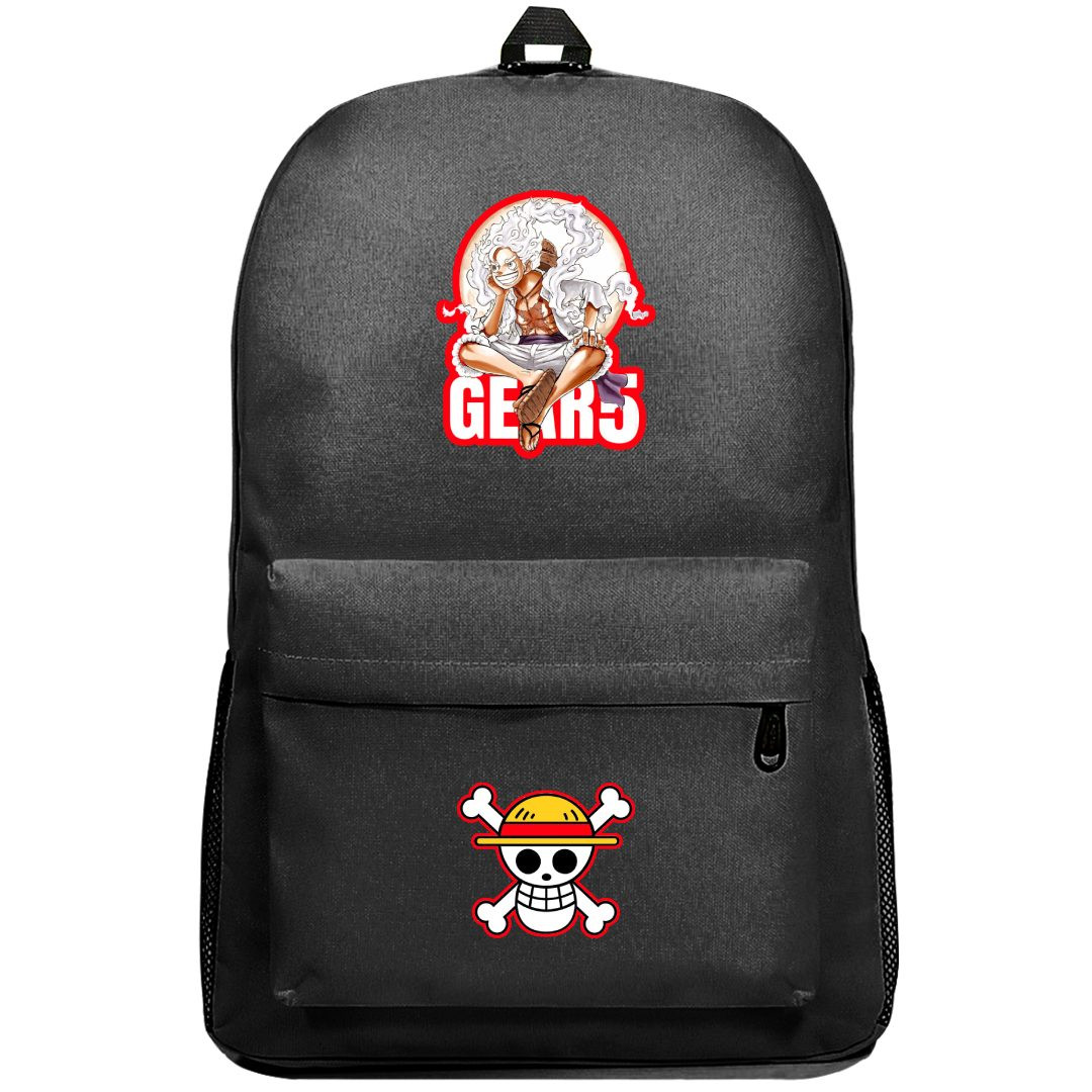 One Piece Luffy Backpack SuperPack - Luffy Gear 5 Sitting Sticker