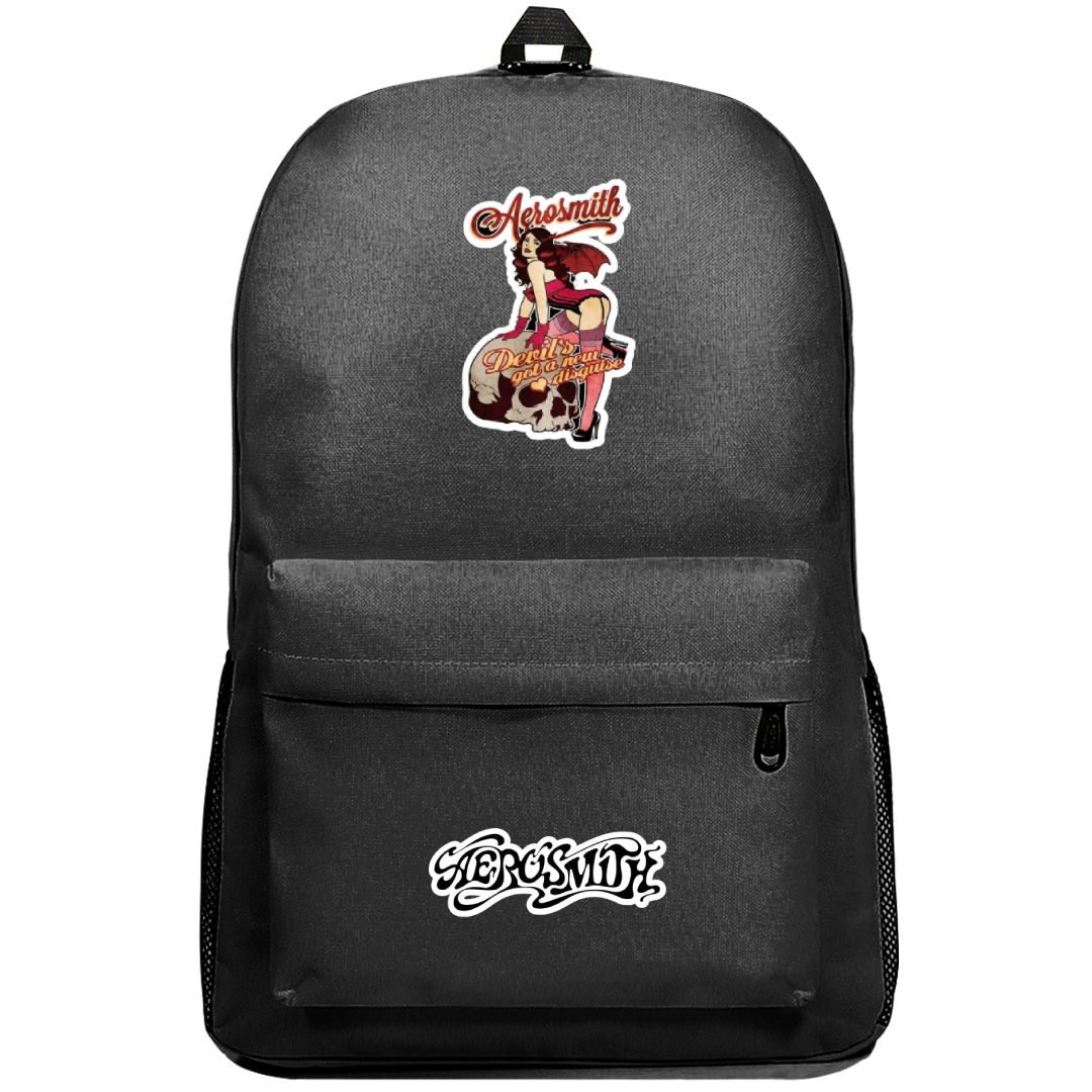Aerosmith Backpack SuperPack - Aerosmith Devil Got A New Disguise Sticker Art