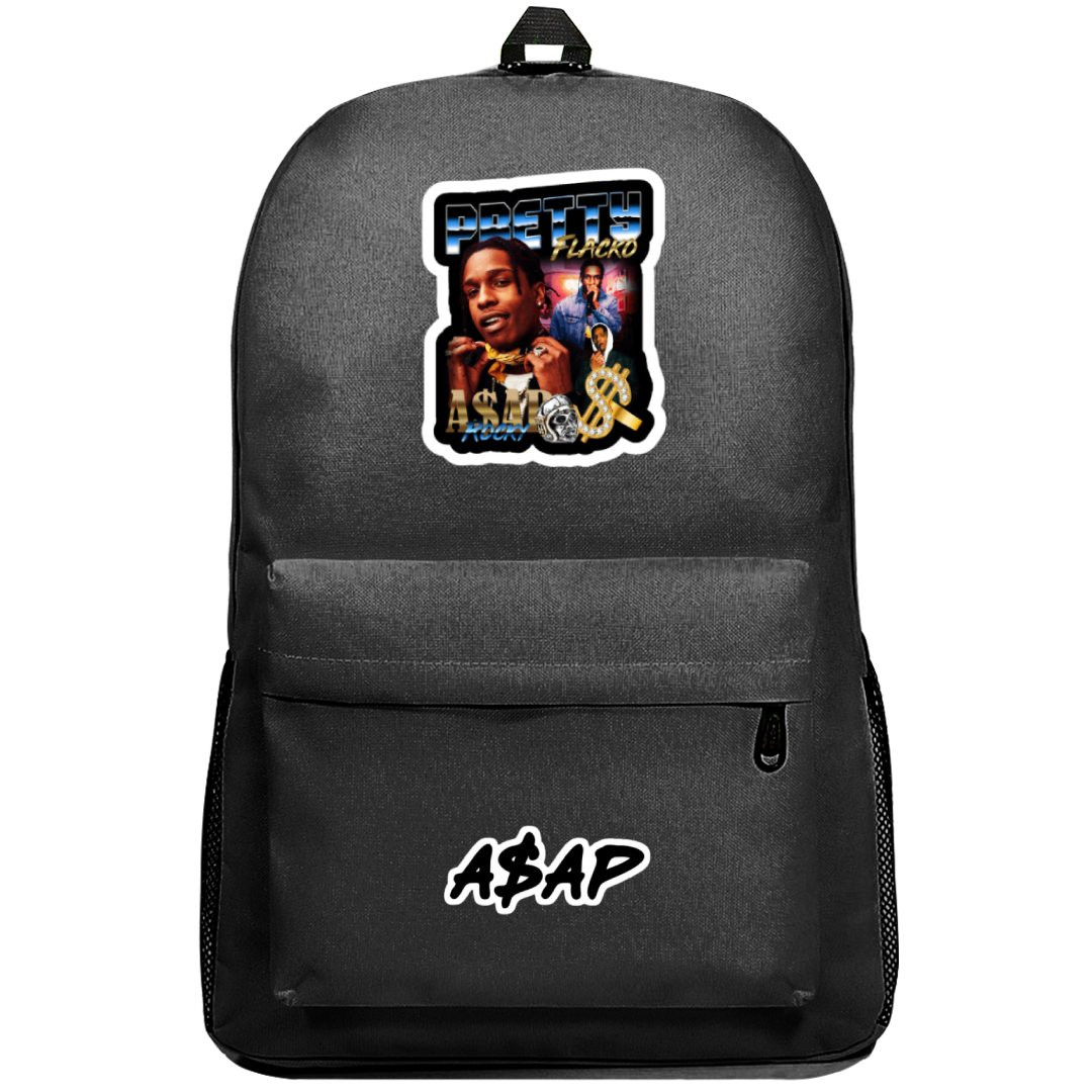 Asap Rocky Backpack SuperPack - Asap Rocky Pretty Flacko Sticker Art