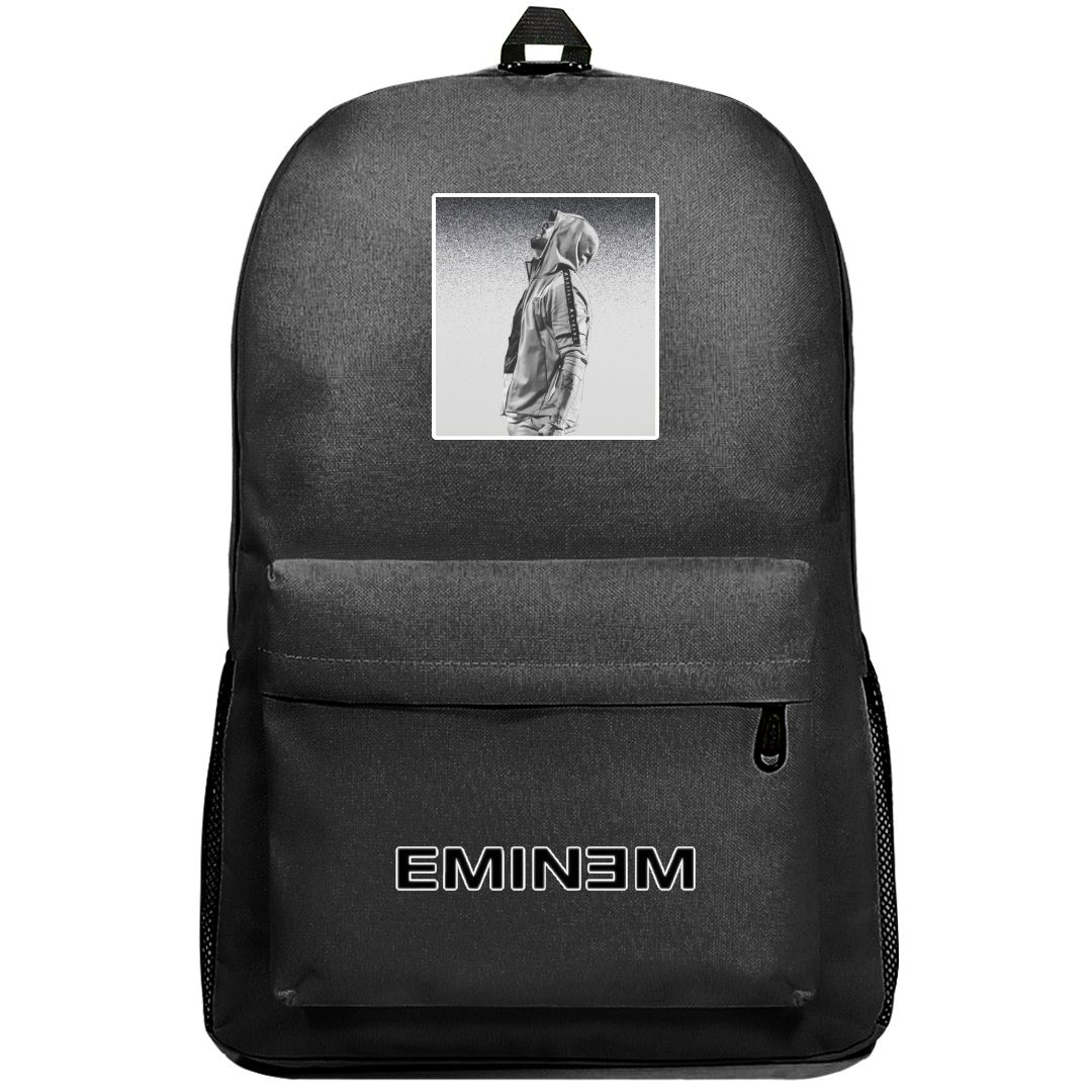 Eminem Backpack SuperPack - Eminem Side Portrait Grayscale