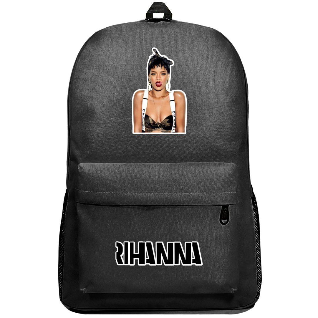 Rihanna Backpack SuperPack - Rihanna Portrait Sticker Art