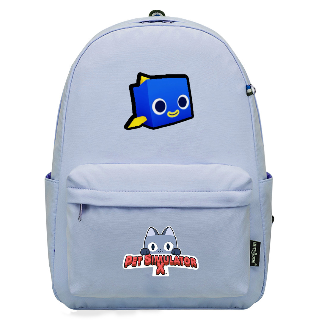Roblox Pet Simulator X Blue Fish Backpack SuperPack - Blue Fish Character Sticker
