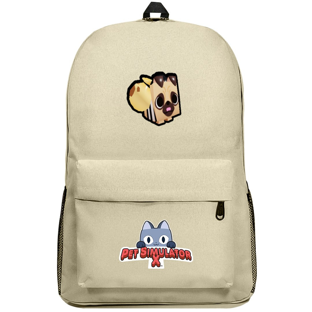 Roblox Pet Simulator X Robber Pug Backpack SuperPack - Robber Pug Character Sticker