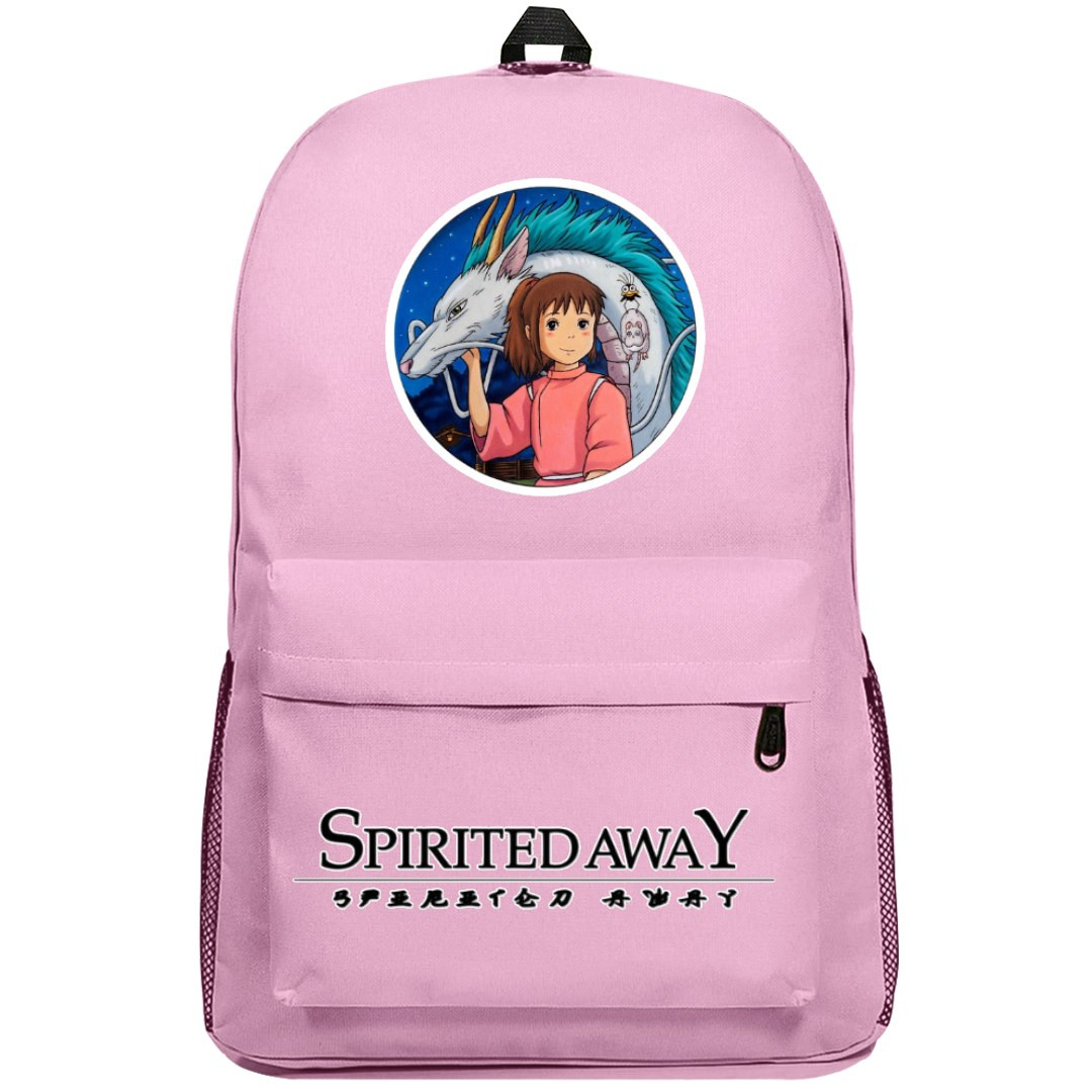 Spirited Away Chihiro Ogino Backpack SuperPack - Chihiro Ogino And Haku Illustration Art