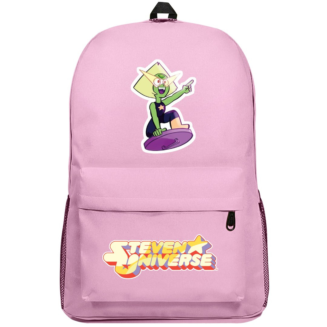 Steven Universe Peridot Backpack SuperPack - Peridot Flying With Purple Cover Sticker