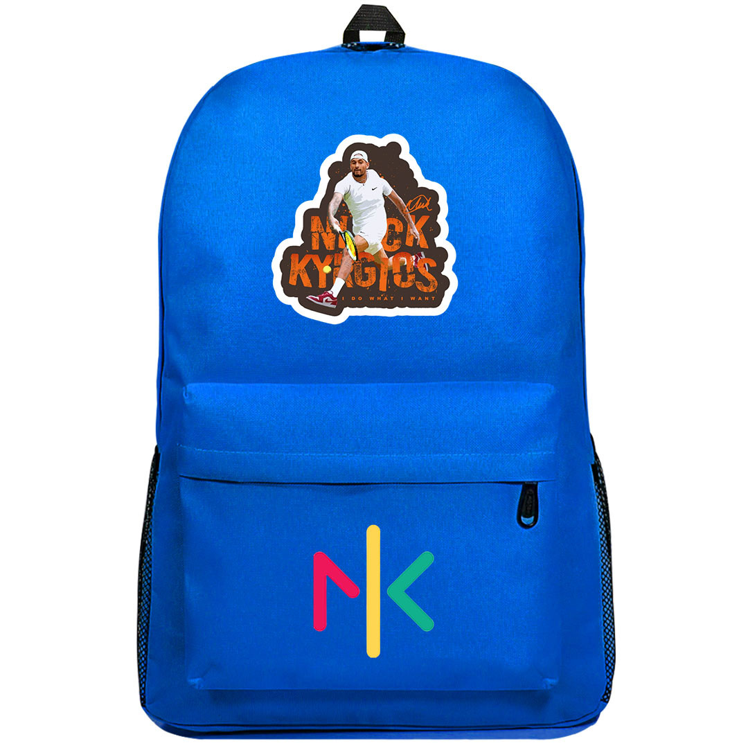 Nick Kyrgios Backpack SuperPack - Nick Kyrgios Playing Tennis Sticker Art