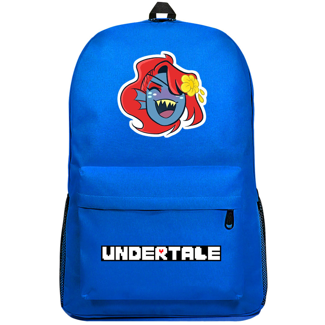 Undertale Undyne Backpack SuperPack - Undyne Laughing Sticker Art