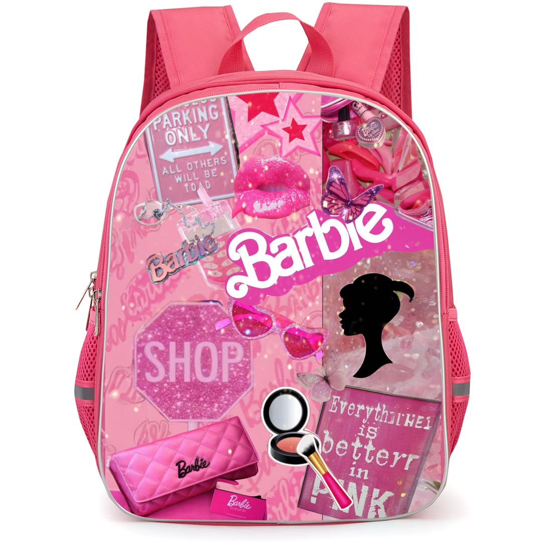 Barbie Backpack StudentPack - Barbie Objects Collage