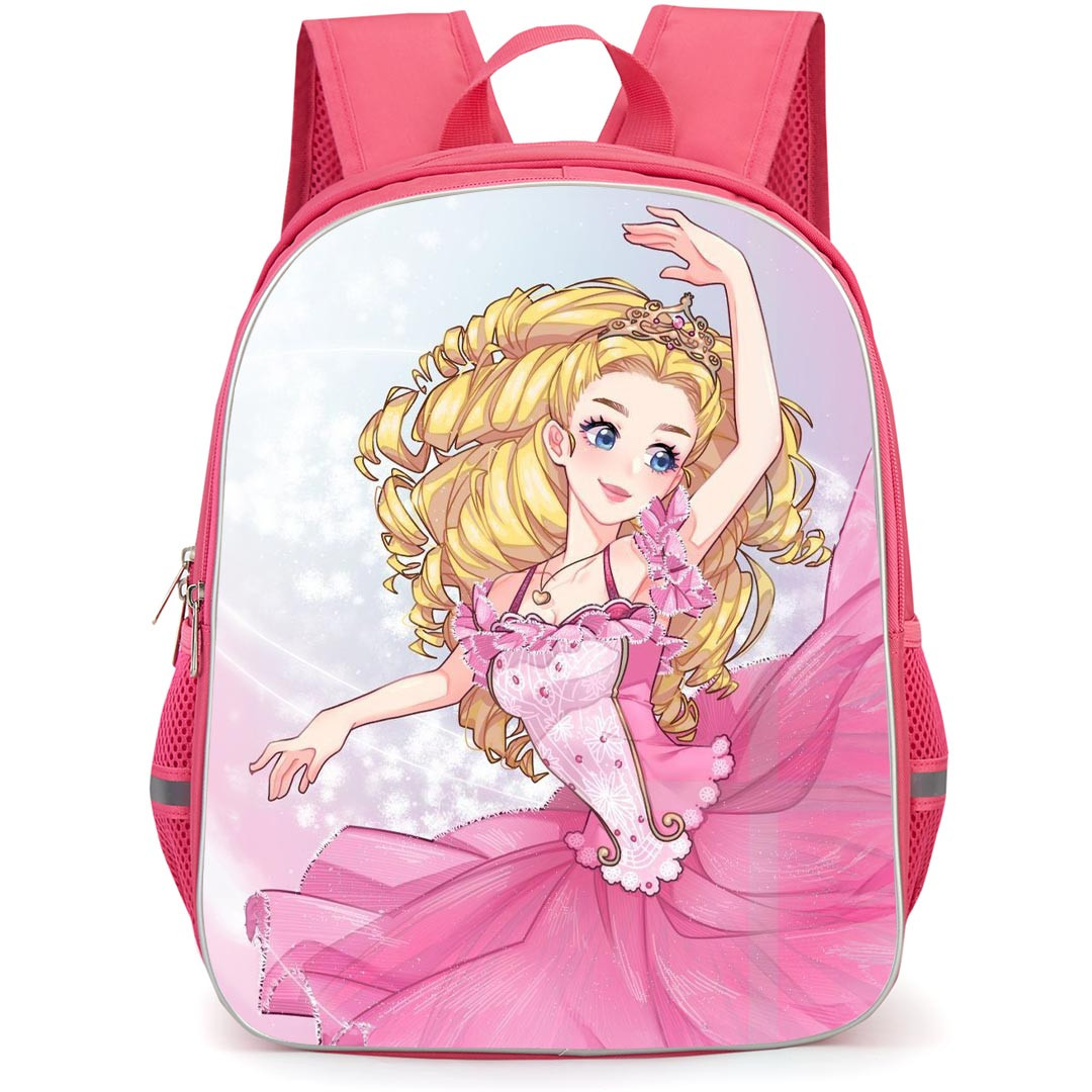 Barbie Rapunzel Backpack StudentPack - Barbie Rapunzel Dancing Anime Art