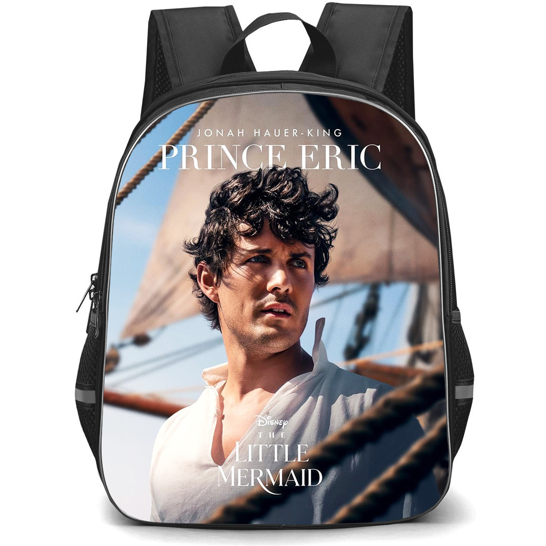 The Little Mermaid 2023 Prince Eric Backpack StudentPack - Prince Eric Poster Movie Art