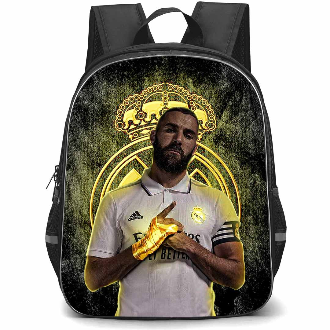 Karim Benzema Backpack StudentPack - Karim Benzema Real Madrid CF Gold Bandage
