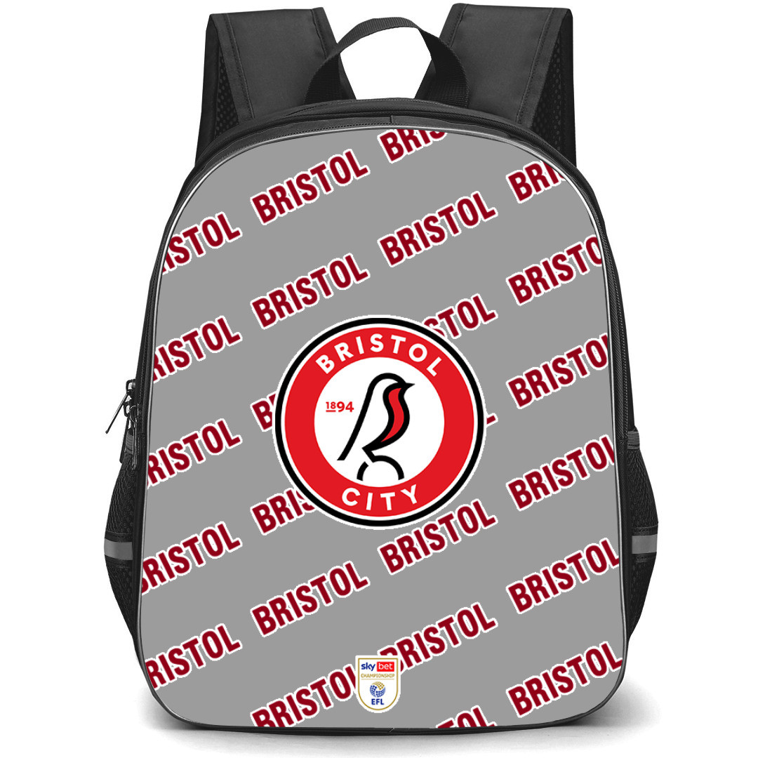 Bristol City FC Backpack StudentPack - Bristol Football Club Medley Monogram Wordmark