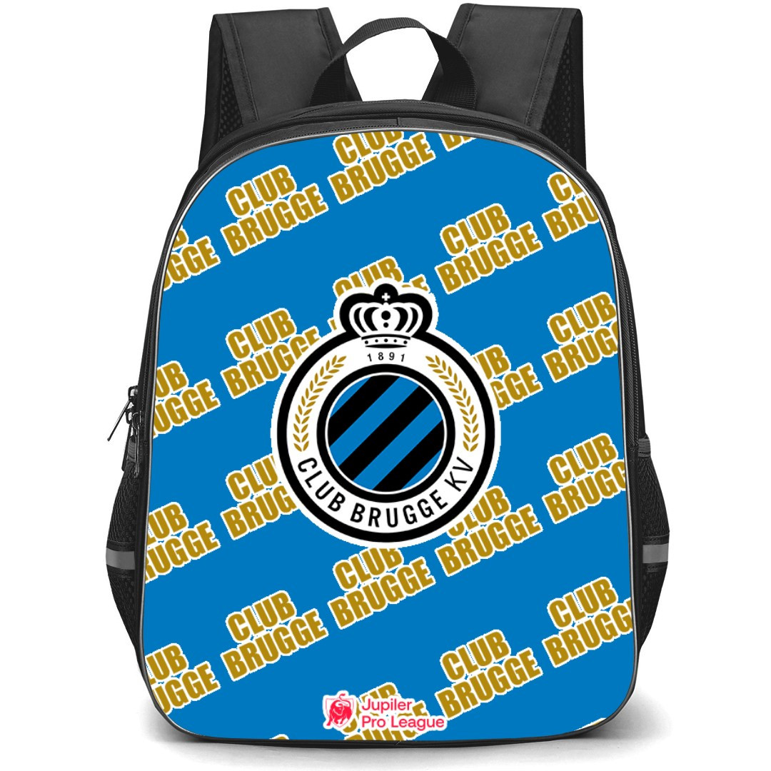 Club Brugge KV Football Club Backpack StudentPack - Brugge Football Club Medley Monogram Wordmark
