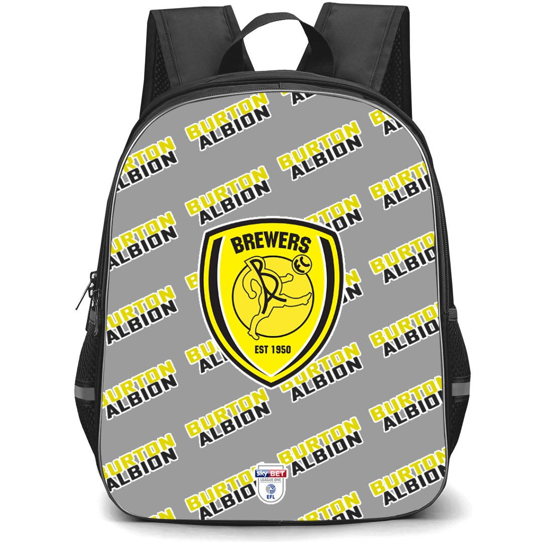 Burton Albion FC Backpack StudentPack - Albion Football Club Medley Monogram Wordmark