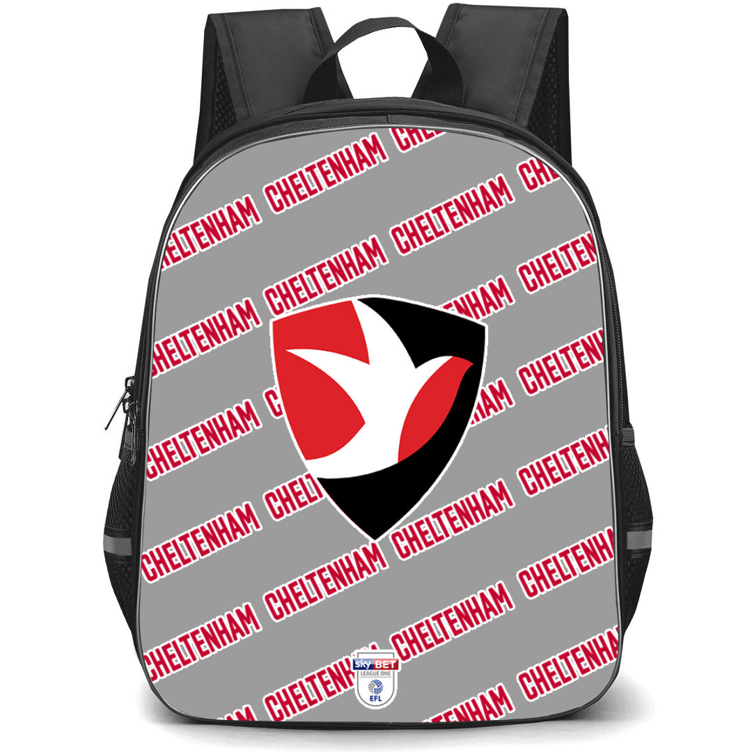 Cheltenham Town FC Backpack StudentPack - Cheltenham Football Club Medley Monogram Wordmark