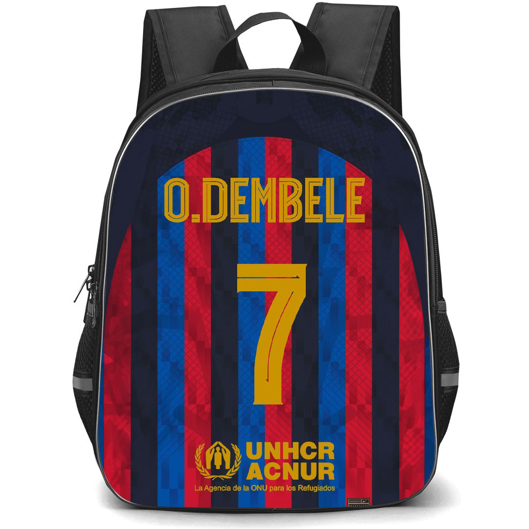 Ousmane Dembele Backpack StudentPack - Ousmane Dembele FC Barcelona No. 7 Jersey